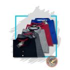 kit com 5 camisas gola polo piquet robles masculina P M G GG