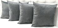 Kit Com 5 Capas De Almofadas Suede 60x60 Extra Grande Com Zíper