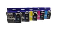 KIT COM 5 CARTUCHOS 296 EPSON Xp231 Xp241 Xp431 Xp441