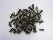 Kit com 5 Conectores para fita led 5050 RGB - 10mm - Macho x Macho - 4 pinos - LMS-K5C5050RGB