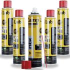 Kit com 5 Desengripantes Multiuso em Spray Lubrificante Camp Lub Ntk Nautika