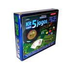 Kit Com 5 Jogos Roleta, Cartas, Poker, Dados E Blackjack - Western