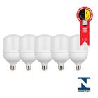 Kit com 5 Lâmpadas Led Globe E-27 40w 6500k Bivolt Kian