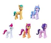 Kit com 5 Mini Bonecos My Little Pony - A New Generation - 8 cm - Hasbro