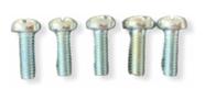 Kit Com 5 Parafusos Hexagonal Phillips Zincado Prata (m6x16)