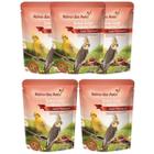 Kit Com 5 Ração Reino das Aves Extra Gold Calopsita Frutas