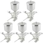 Kit com 5 Recheadores Recheador Pão De Queijo Alumínio 500ml