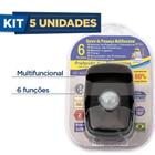 Kit Com 5 Sensor de Presença Sobrepor Externo 180g Qa26m Qualitronix