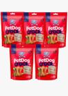 Kit com 5 unidades Biscoito para Cães Petdog Crock Mix 500 Gramas