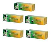 Kit Com 5 Velas Repelente Citronelas Natural Alta Duração.