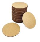 Kit Com 50 Bolachas 35x35 Mdf Cru Circulo Base Sousplat - Collore