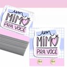 Kit Com 50 Brincos + Tag Mimo Para Lembrancinhas/Casamento