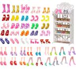 QoFina Roupas para Barbie roupa sapatos roupa roupa para bonecas Barbie  sapatos de vestir saias acessórios para bonecas, jóias, cabides, presente  para meninas : : Brinquedos e Jogos