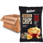 Kit Com 5Und Mandioca Chips Belive Sabor Chimichurri 50G