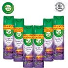 Kit COM 6 BOM AR ODORIZADOR AROMA  CAMPOS DE LAVANDA 360ML