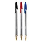 Kit com 6 Canetas Esferográficas BIC Azul, Preto e Vermelho