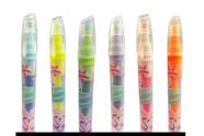 Kit com 6 Canetas Marca Texto Coloridas