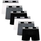 Kit com 6 Cuecas Adulto Boxer Algodão Com Elastico Puma