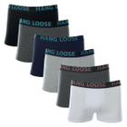 Kit com 6 Cuecas Boxer Cotton Elástico e Algodão Hang Loose