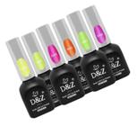 Kit Com 6 Esmaltes Coleção Neon Party D&Z Unhas Belas