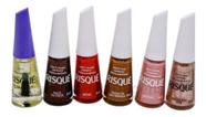 Kit Com 6 Esmaltes Risque Manicure Tons Diversos Coloridos