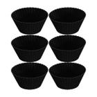 Kit Com 6 Formas Para Cupcake Silicone 7cm Multiuso - Ecos