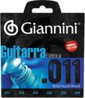 Kit com 6 Jogos de cordas de guitarra GEEGST11 Giannini