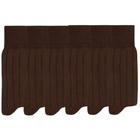 Kit Com 6 Pares De Meia Social Mash 100% Algodão Canelada Longa