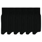 Kit Com 6 Pares De Meia Social Mash 100% Algodão Canelada Longa