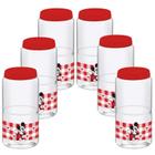 Kit com 6 potes organizador Paris Mickey 2,1L