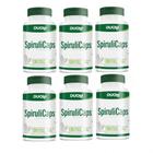 Kit com 6 Spirulicaps Spirulina Duom 500mg 120 Capsulas