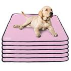 Kit com 6 Tapetes Higiênicos 100x70 Rosa 200 Lavagens para cães - Alta Absorção - Vila Flor