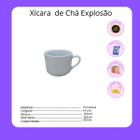 Kit com 6 Xicaras de Chá Lisa - 180 ML - Explosão