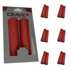 Kit com 60 manoplas de silicone para bikes - Crave