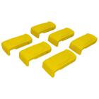 Kit com 6un de Trava Lateral Fecho Rápido Amarelo Compatível com Extratora Karcher Puzzi 4/15 1.100-255.0