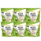 Kit Com 6Und Biscoito De Tapioca Com Coco S/ Gluten Fhom 60G