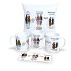 Kit Com Almofada 30x30cm e Caneca de Porcelana Se Houver o Amanhã - Estampa Sublimada