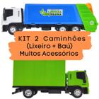 Hohopeti 4 Pçs Caminhões De Criança Mini Brinquedos Para Crianças Menino  Brinquedos De Criança Brinquedo De Caminhão De Lixo Infantil Brinquedos De