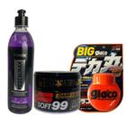 Kit Com Cristalizador Glaco Big, Cera Dark & Black Restaurax