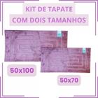 Kit com Dois tapetes Decoração banheiro Sala Quarto Antiderrapante