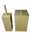 Kit Com Llixreira Lavabo Dourado 5 Lt