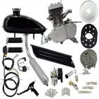 Kit Com Motor Bicicleta 80cc 2 Tempos Original Gasolina IWMB802 Cor Prata - Importway