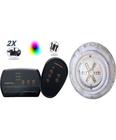 Kit Comando Rgb 2 Saídas Auxiliares + 1 Led 9W P Piscina - Tholz