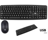 Kit Combo Teclado E Mouse Usb Alta Qualidade Bright