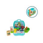 Kit Comida de Brinquedo Maleta Frutas Hortifrutti 23 Peças