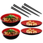 Jogo de Jantar Oriental Conjunto para Comida Japonesa 10 Peças para 2  Pessoas Nankin Vermelho - Haus Concept - Kit Comida Japonesa - Magazine  Luiza