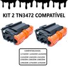 Kit Compatível Com 2 Tn3472 Para Hl-L6202DW Tn-3472 Tn3470 Tn-3470 Tn880 Tn-880 Hl-L5102dw L-5202dw Dcp-L5502DN