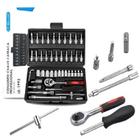 Kit Completo Conjunto Chave Catraca 1/4 Pol- It Blue