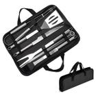 Kit Completo De Churrasco 9 Peças Em Aço Inox Com Bolsa - Minimen