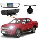 Kit Completo Espelho Retrovisor LCD 4.3 + Câmera de Ré S10 2016 2017 2018 2019 2020 2021 2022 2023 2024